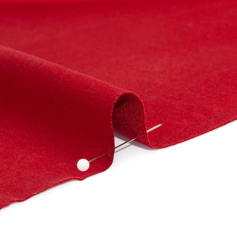Silk Crepe Back Satin - Tango Red - Premium Collection - Detail - Image 3 of 6
