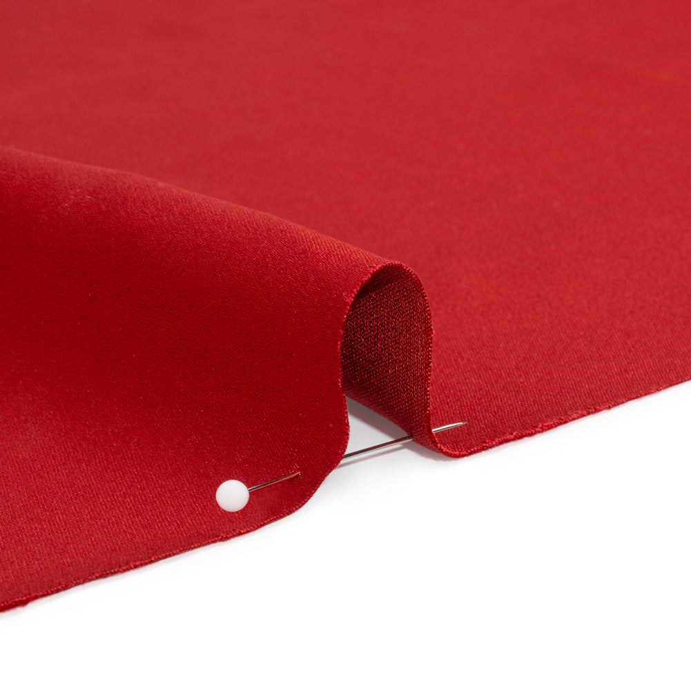 Silk Crepe Back Satin - Brick - Premium Collection - Detail