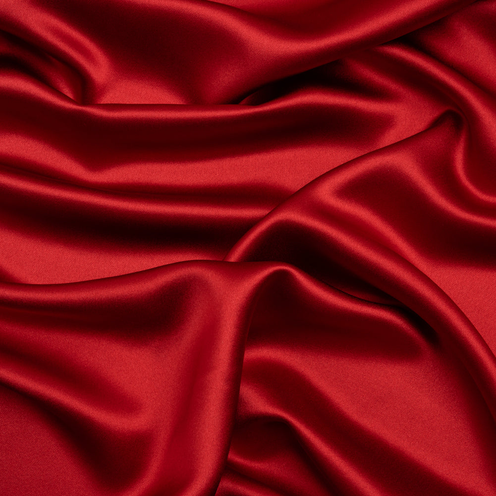 Silk Crepe Back Satin - Brick - Premium Collection