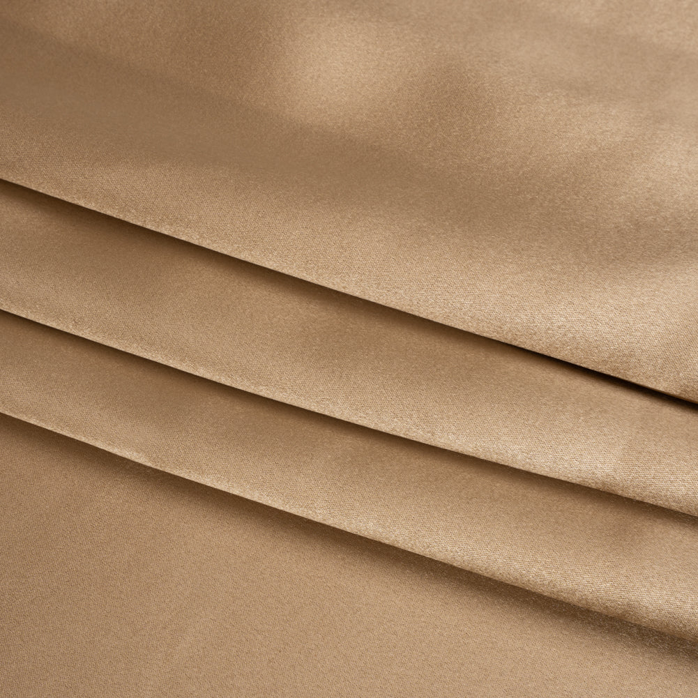 Silk Crepe Back Satin - Toasted - Premium Collection - Folded