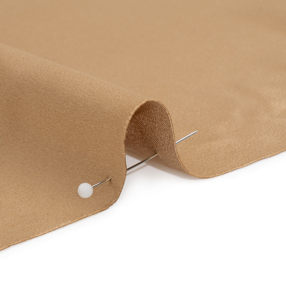 Silk Crepe Back Satin - Toasted - Premium Collection - Detail
