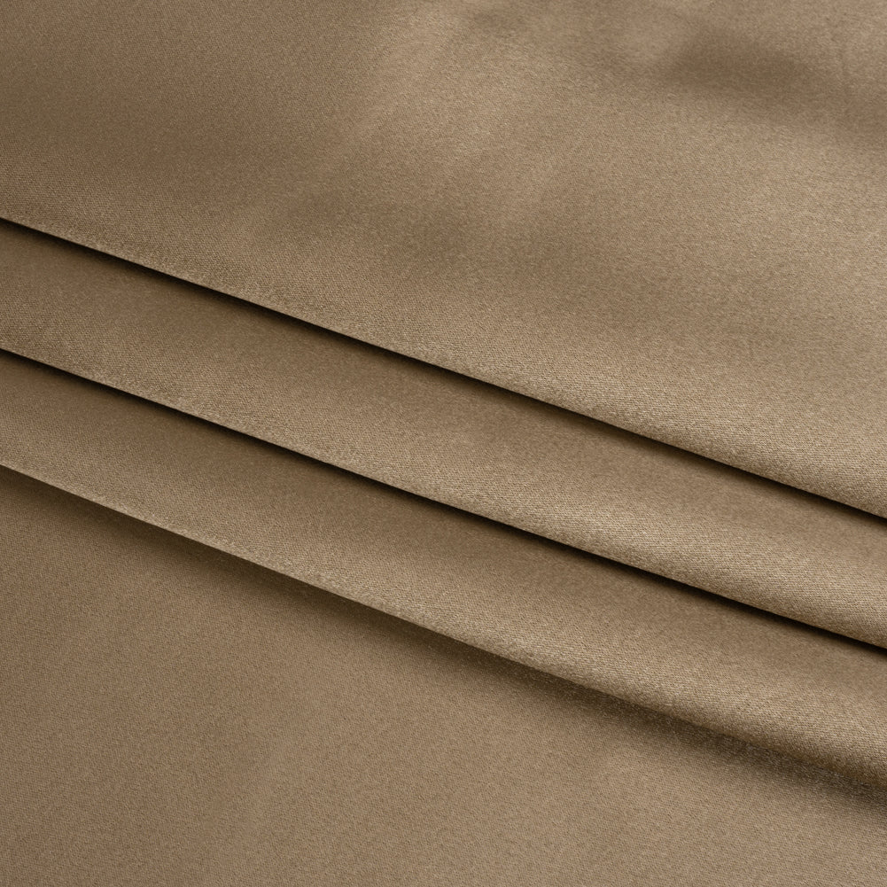 Silk Crepe Back Satin - Cornstalk - Premium Collection - Folded