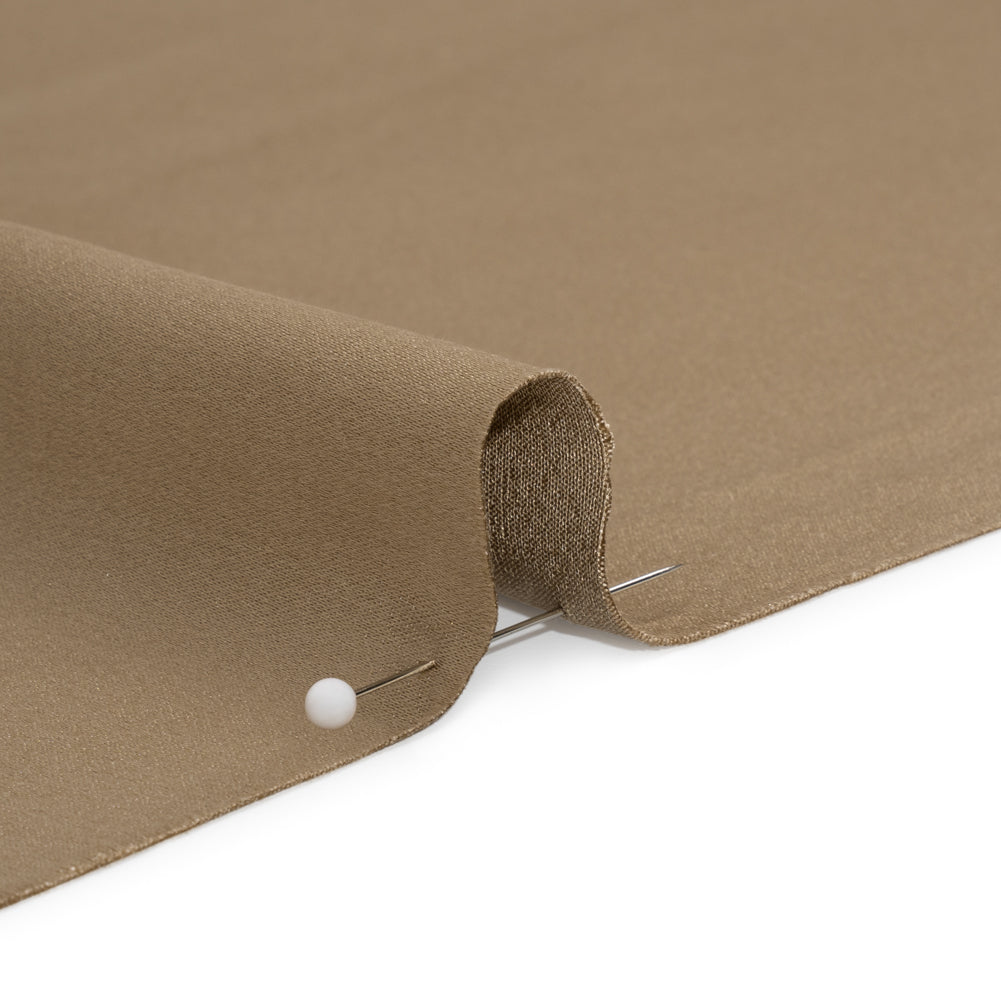 Silk Crepe Back Satin - Cornstalk - Premium Collection - Detail