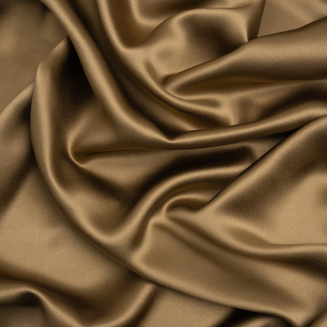 Silk Crepe Back Satin - Capers - Premium Collection