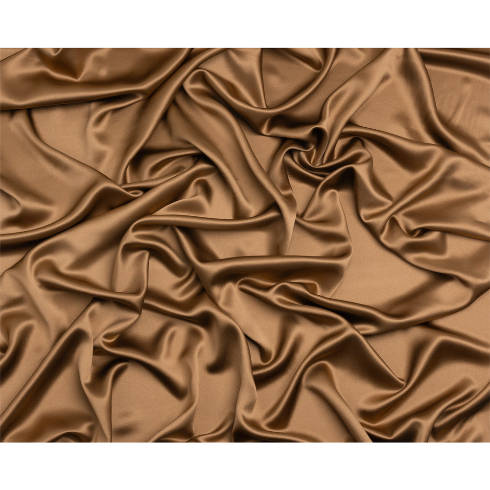 Silk Crepe Back Satin - Light Brown - Premium Collection - Full