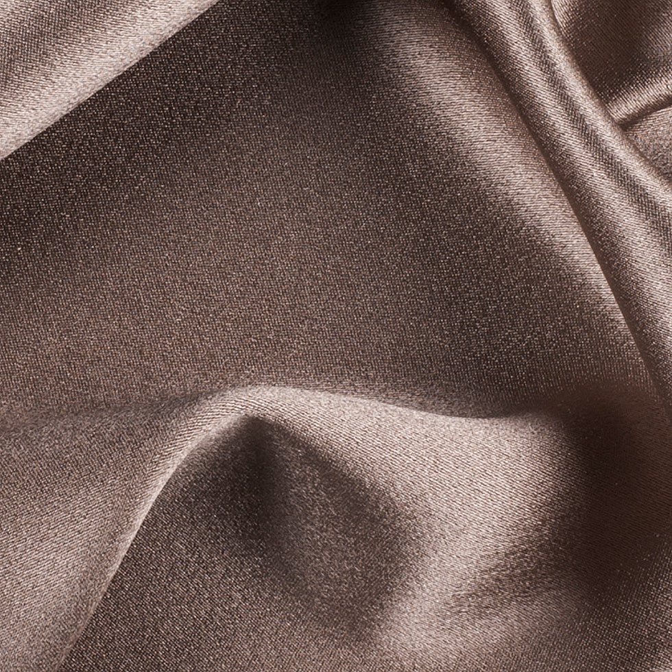 Silk Crepe Back Satin - Cappuccino - Premium Collection - Detail
