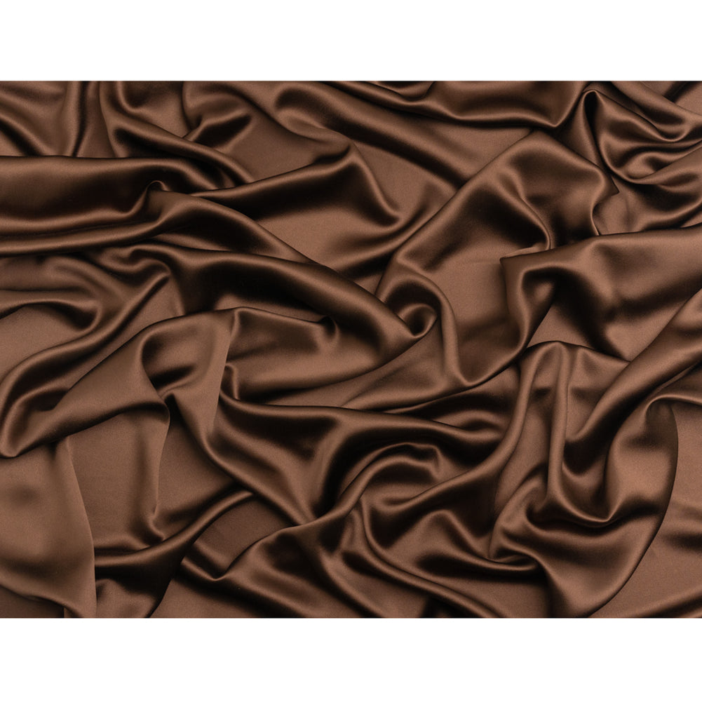 Silk Crepe Back Satin - Chocolate - Premium Collection - Full