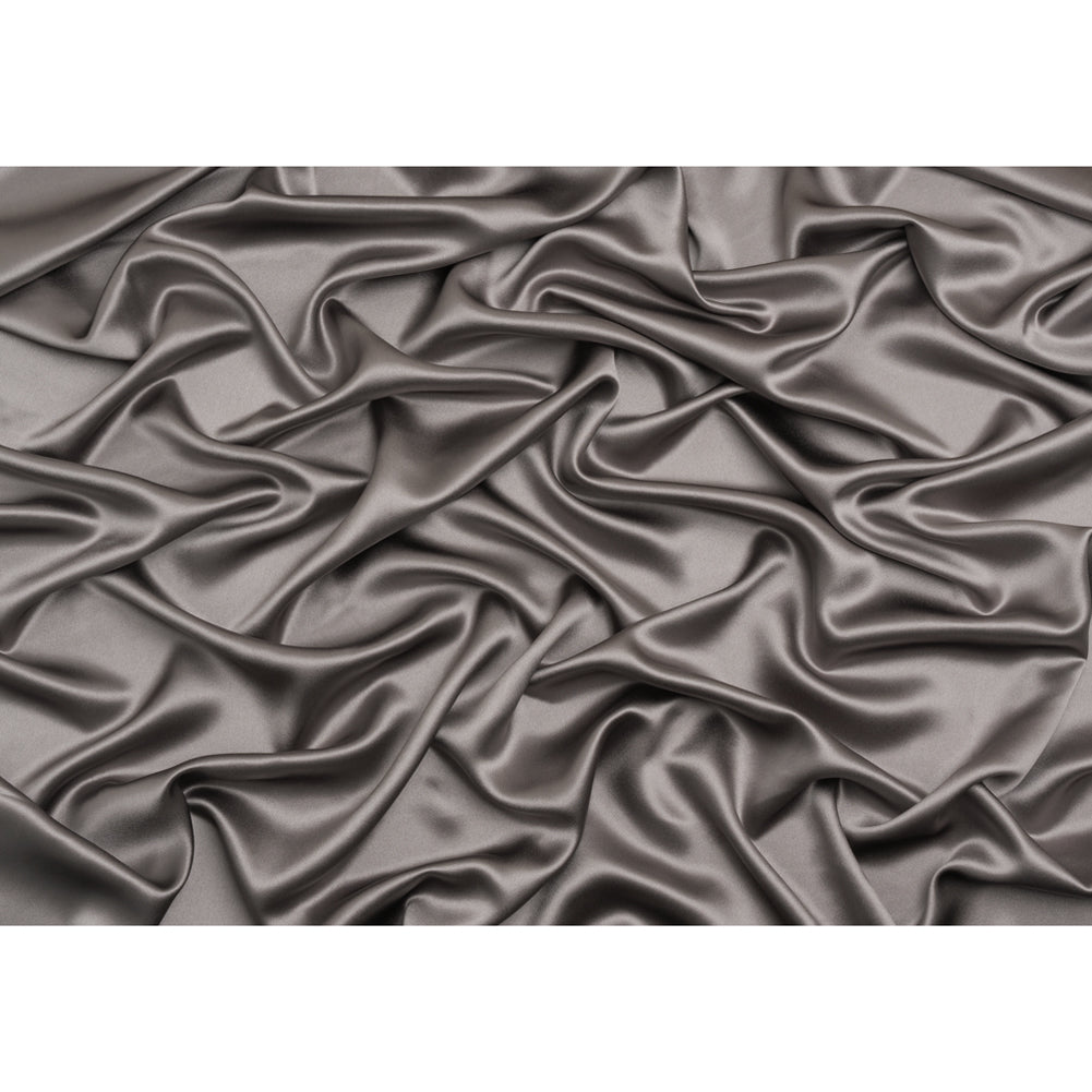 Silk Crepe Back Satin - Silver - Premium Collection - Full