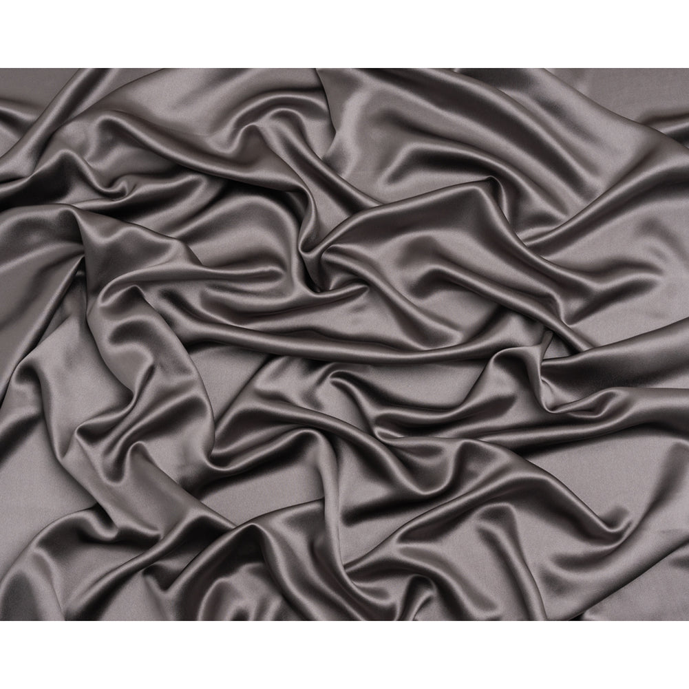 Silk Crepe Back Satin - Dark Silver - Premium Collection - Full