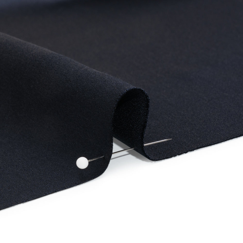 Silk Crepe Back Satin - Midnight - Premium Collection - Detail