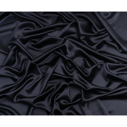 Silk Crepe Back Satin - Midnight - Premium Collection