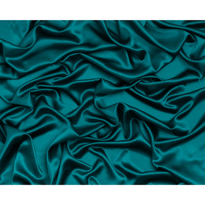 Silk Crepe Back Satin - Deep Teal - Premium Collection