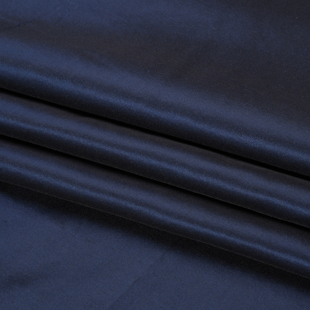 Silk Taffeta - Navy - Premium Collection - Folded