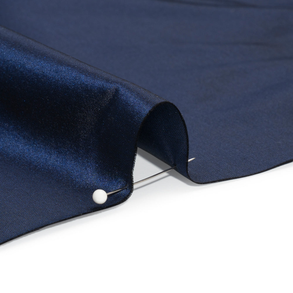 Silk Taffeta - Navy - Premium Collection - Detail - Image 3 of 6