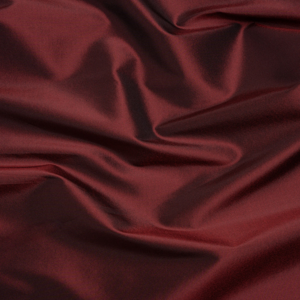 Silk Taffeta - Maroon - Premium Collection