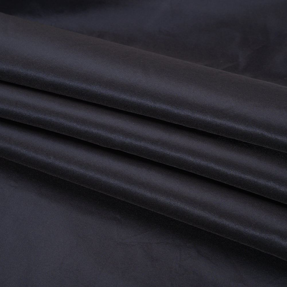 Silk Taffeta - Blue Black - Premium Collection - Folded