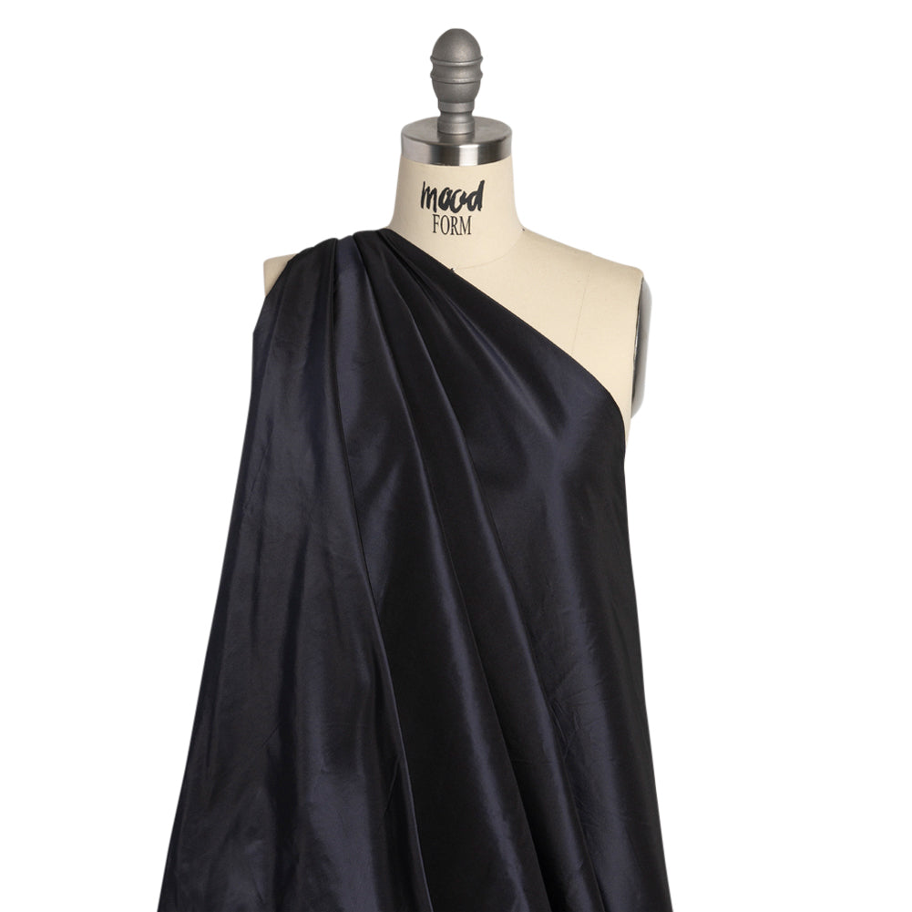 Silk Taffeta - Blue Black - Premium Collection - Drape