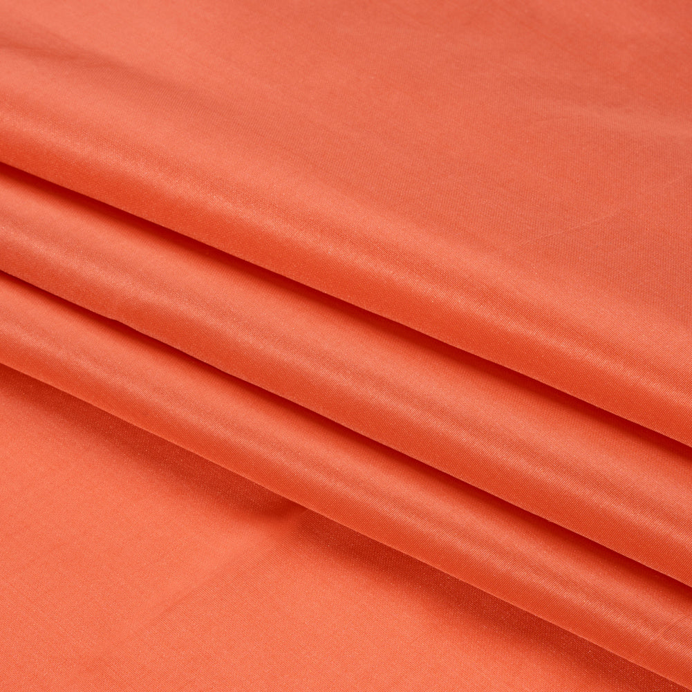 Silk Taffeta - Coral - Premium Collection - Folded