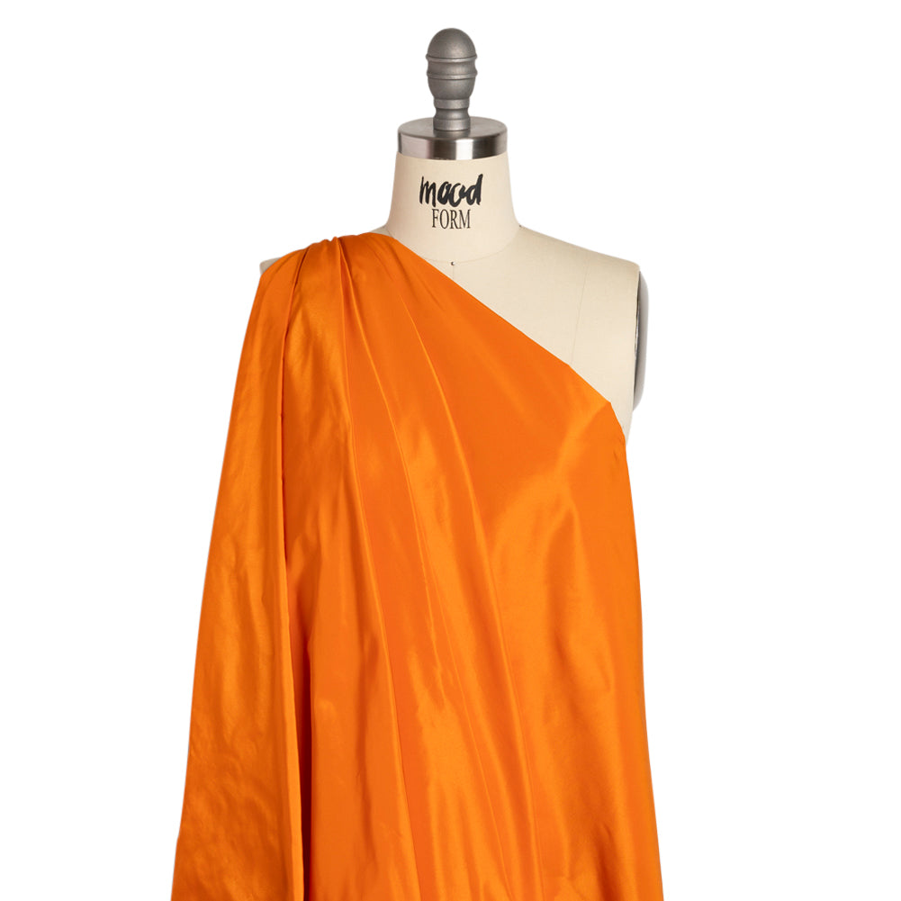 Polyester Taffeta Made in Italy - Amber - Premium Collection - Drape