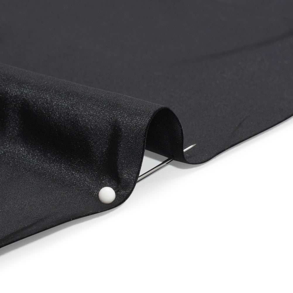 Polyester Taffeta Made in Italy - Black - Premium Collection - Detail