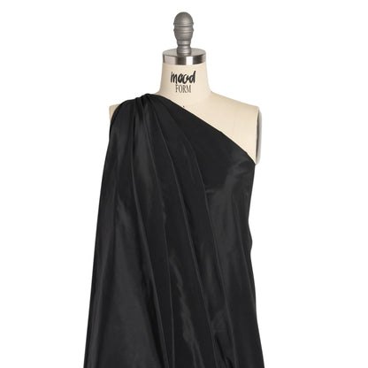 Polyester Taffeta Made in Italy - Black - Premium Collection