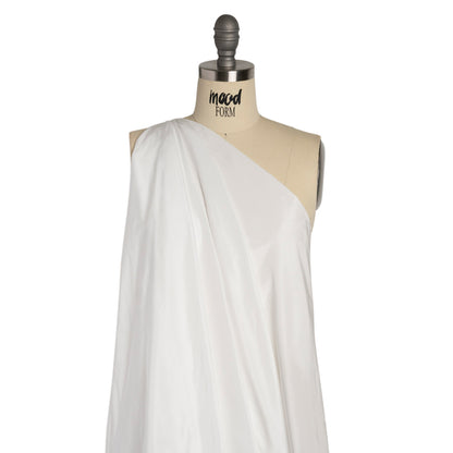 Polyester Taffeta Made in Italy - Cloud White - Premium Collection Drape