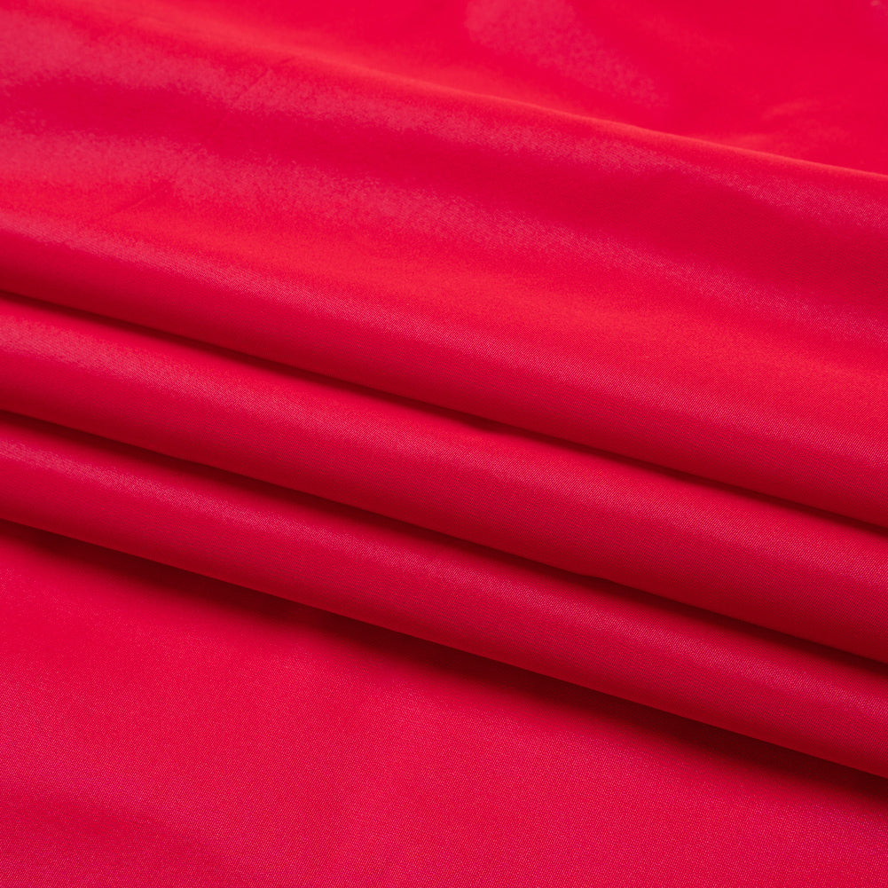 Polyester Taffeta Made in Italy - Raspberry - Premium Collection - Folded