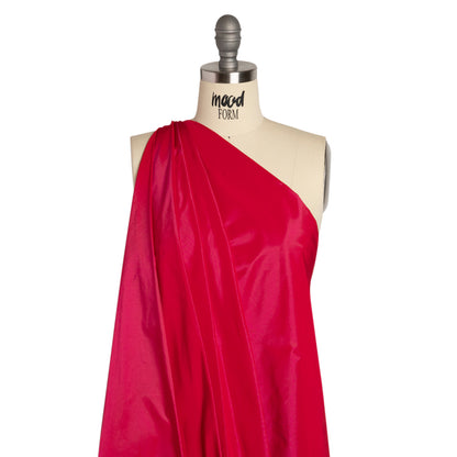 Polyester Taffeta Made in Italy - Raspberry - Premium Collection Detail