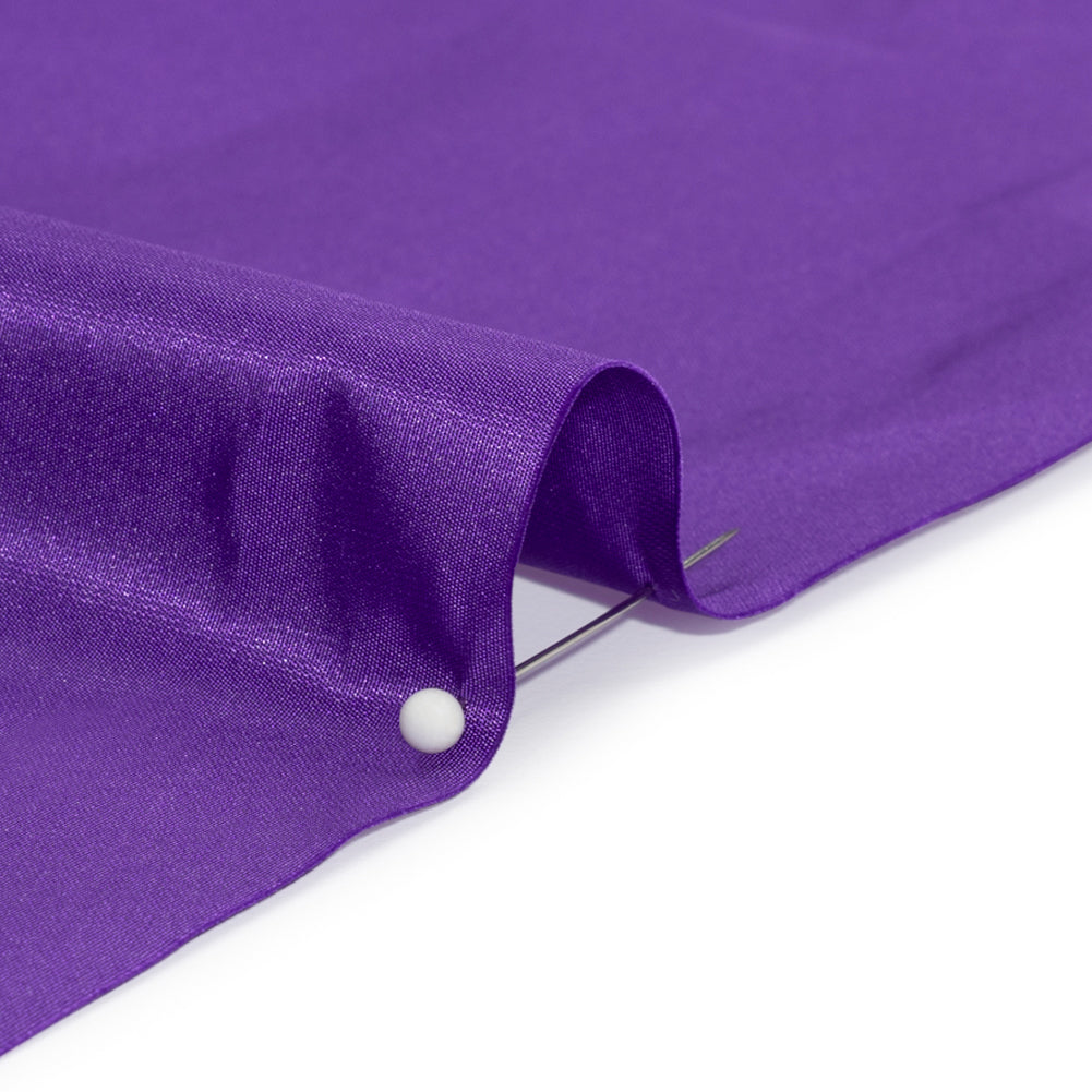 Polyester Taffeta Made in Italy - Violet - Premium Collection - Detail