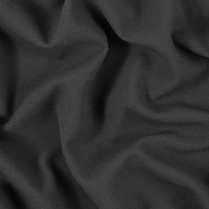 Double Wool Crepe - Black - Premium Collection