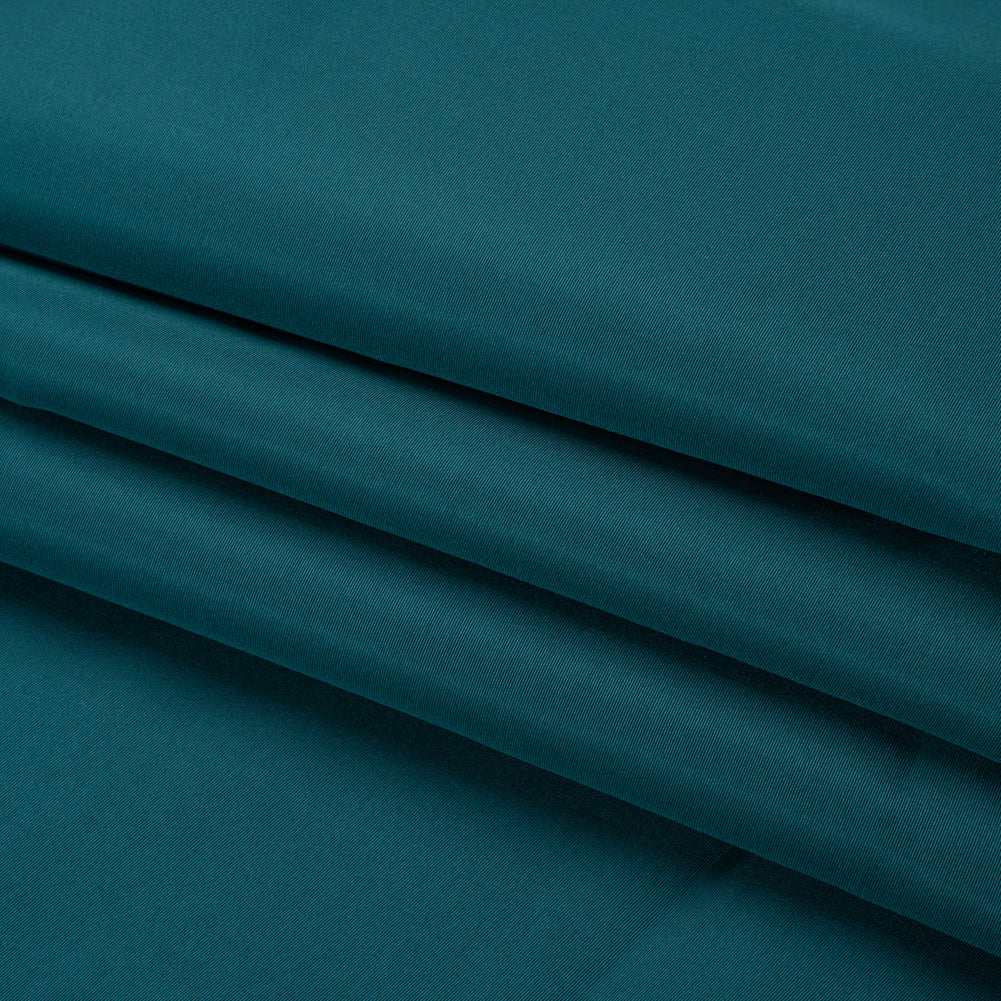 Silk Faille - Peacock Blue - Premium Collection - Folded