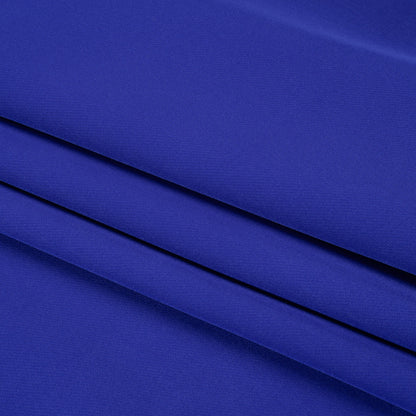 Stretch Recycled Polyester 4-Ply Crepe - Blue - Premium Collection