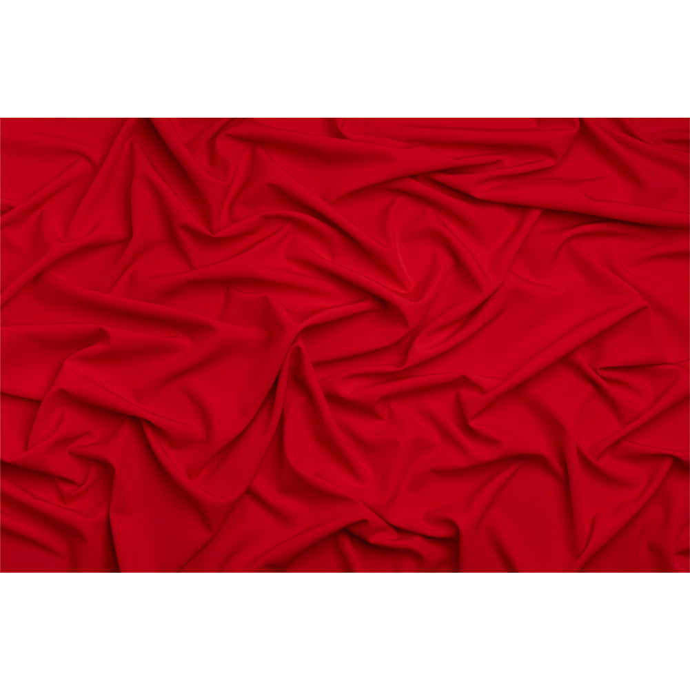 Stretch Recycled Polyester 4-Ply Crepe - Light Red - Premium Collection - Full