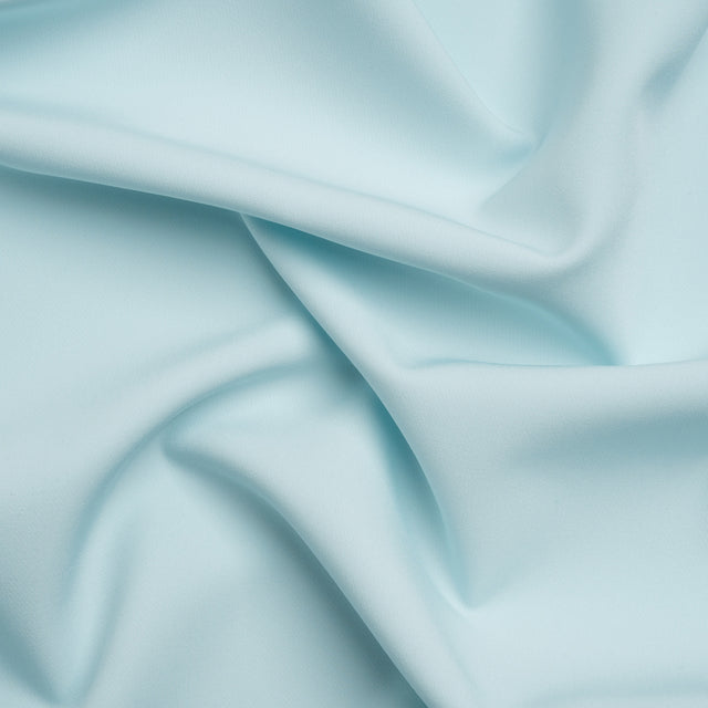 Stretch Recycled Polyester 4-Ply Crepe - Sky Blue - Premium Collection