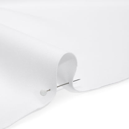 Stretch Recycled Polyester 4-Ply Crepe - White - Premium Collection