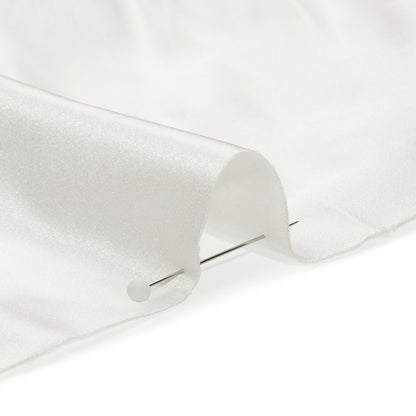 Silk Duchesse Satin - Whisper White - Premium Collection