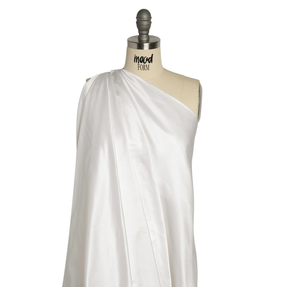 Silk Duchesse Satin - Whisper White - Premium Collection - Drape