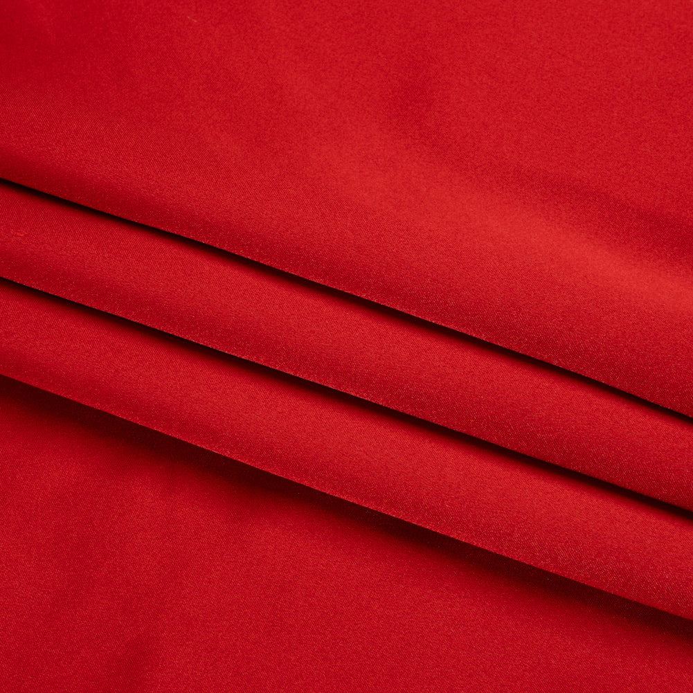 Silk Duchesse Satin - Roja Red - Premium Collection - Folded