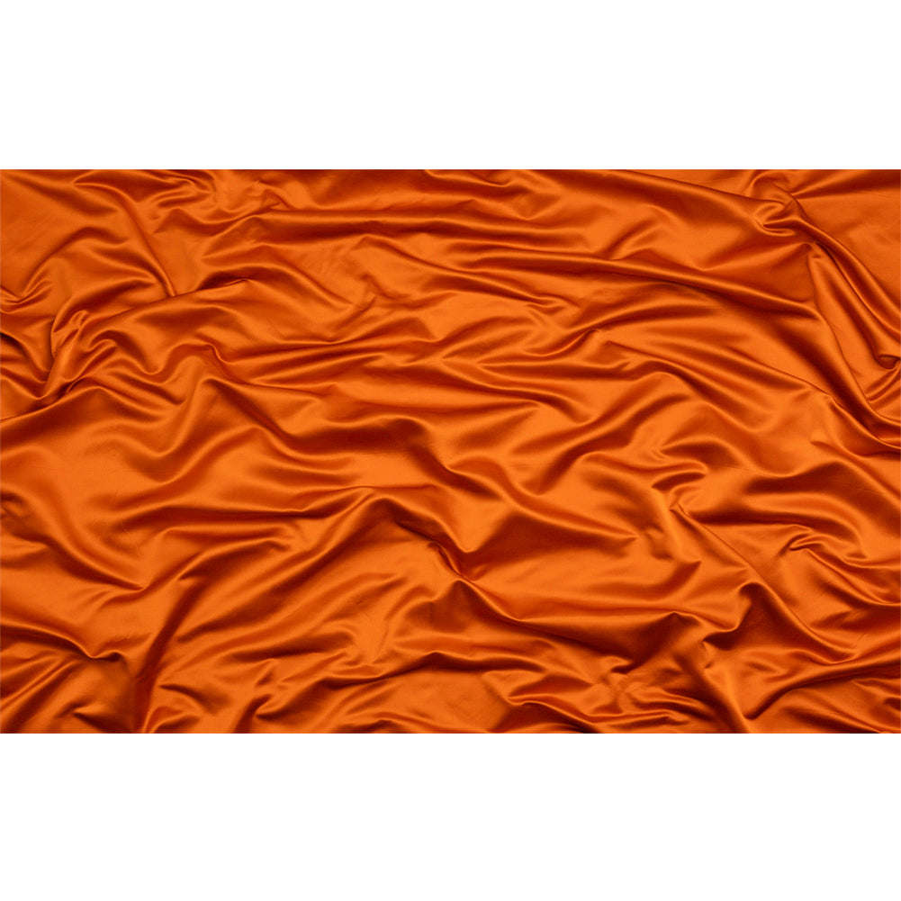 Silk Duchesse Satin - Burnt Orange - Premium Collection - Full