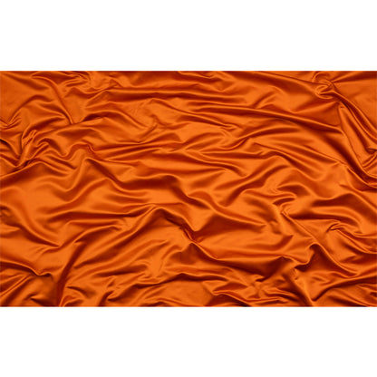 Silk Duchesse Satin - Burnt Orange - Premium Collection