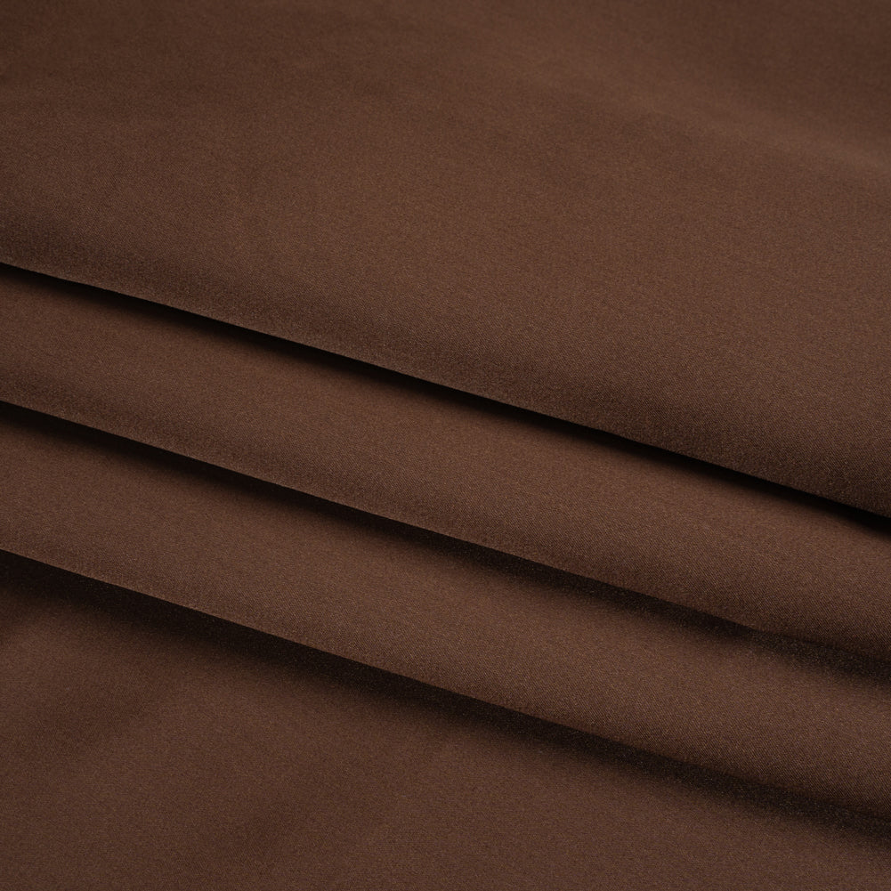 Silk Duchesse Satin - Chocolate - Premium Collection - Folded