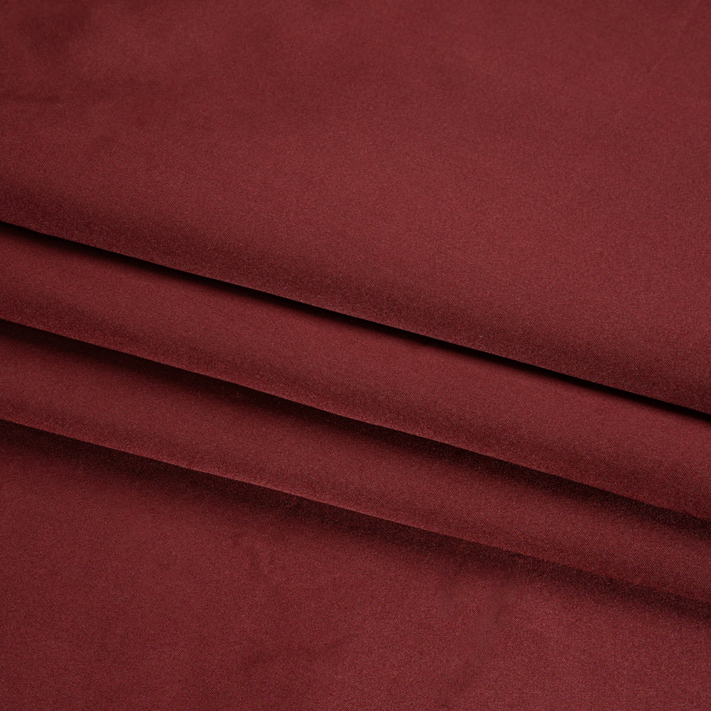 Silk Duchesse Satin - Wine - Premium Collection - Folded