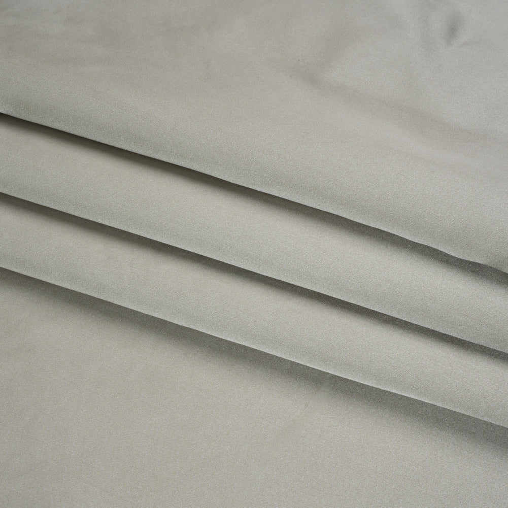 Silk Duchesse Satin - Soft Silver - Premium Collection - Folded