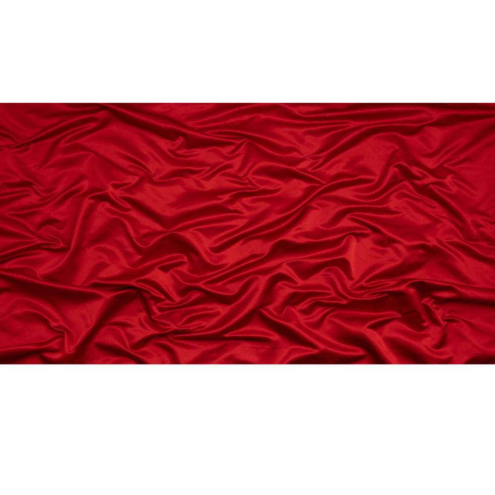 Silk Duchesse Satin - Red - Premium Collection - Full