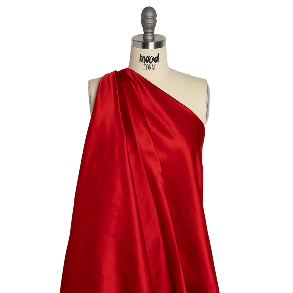 Silk Duchesse Satin - Red - Premium Collection - Drape
