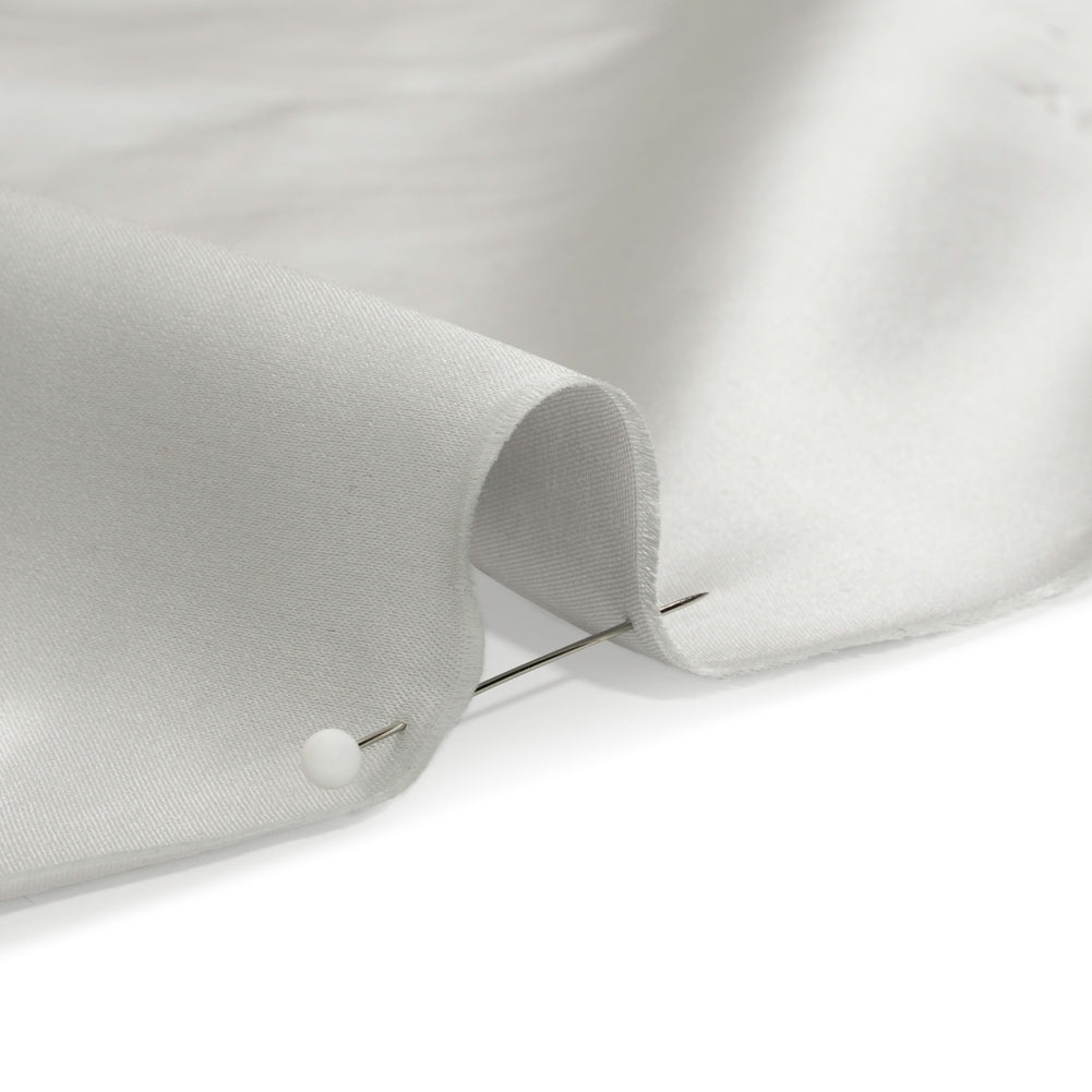 Silk Duchesse Satin - Ice Blue - Premium Collection - Detail