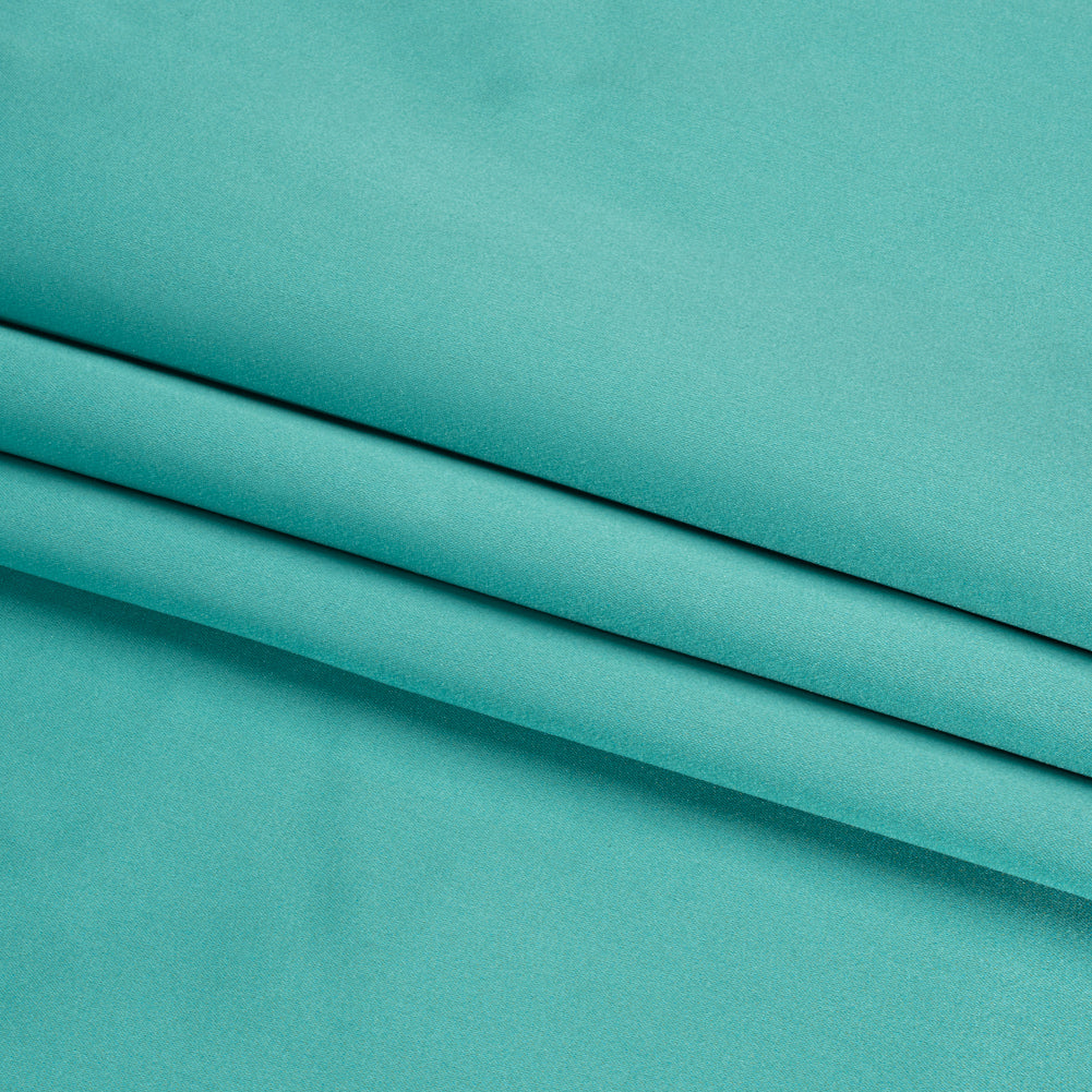 Silk Duchesse Satin - Colonial Blue - Premium Collection - Folded