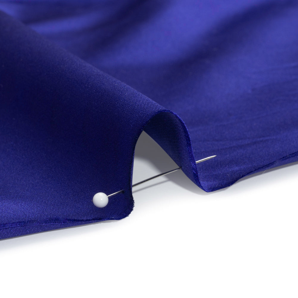Silk Duchesse Satin - Royal Blue - Premium Collection - Detail - Image 3 of 6