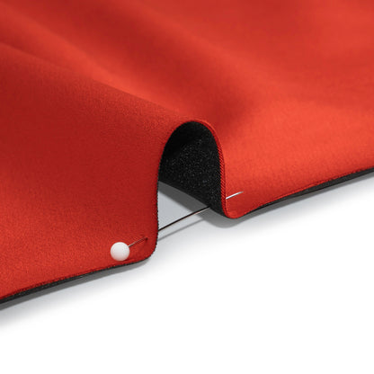 Stretch Satin Made in Italy - Ladybug with Black Backing - Premium Collection