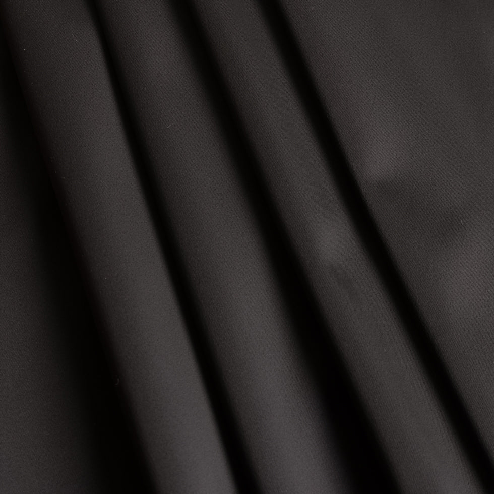 Stretch Satin Made in Italy - Black - Premium Collection - Folded